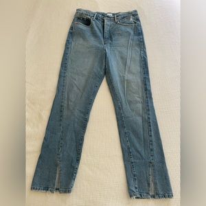 Good Boy American Jeans Good American Good Long Twisted Slit Boyfriend Jean